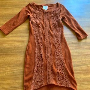 Free People Fitted Dress